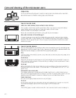 Предварительный просмотр 22 страницы GEAppliances JNM7196 Owner'S Manual