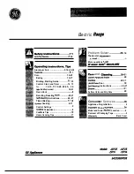 GEAppliances JP28 Use And Care Manual preview