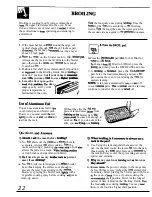 Предварительный просмотр 22 страницы GEAppliances JP28 Use And Care Manual