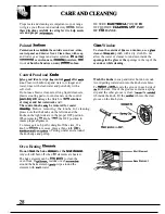 Предварительный просмотр 28 страницы GEAppliances JP28 Use And Care Manual