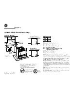 GEAppliances JSS26BD Dimension Manual preview