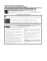 Preview for 2 page of GEAppliances MPE12FG Owner'S Manual And Installation Instructions