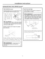 Preview for 30 page of GEAppliances PFDN440 Owner'S Manual & Installation Instructions