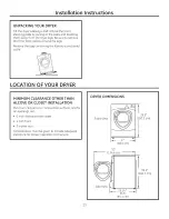 Preview for 15 page of GEAppliances PFDS450 Owner'S Manual & Installation Instructions