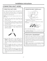 Preview for 17 page of GEAppliances PFDS450 Owner'S Manual & Installation Instructions