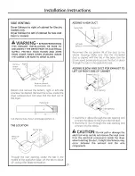 Preview for 29 page of GEAppliances PFDS450 Owner'S Manual & Installation Instructions