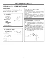 Preview for 43 page of GEAppliances PFDS450 Owner'S Manual & Installation Instructions