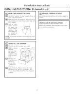 Preview for 45 page of GEAppliances PFDS450 Owner'S Manual & Installation Instructions