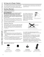 Preview for 10 page of GEAppliances pgb911zej1ss Owner'S Manual