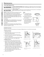 Preview for 30 page of GEAppliances pgb911zej1ss Owner'S Manual