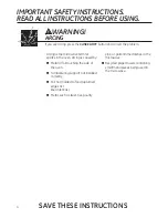 Preview for 4 page of GEAppliances PVM9005 Owner'S Manual