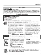 Preview for 3 page of GEAppliances PWE23 Owner'S Manual And Installation Instructions