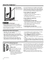 Preview for 10 page of GEAppliances PWE23 Owner'S Manual And Installation Instructions