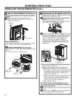 Preview for 26 page of GEAppliances PWE23 Owner'S Manual And Installation Instructions