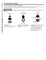 Предварительный просмотр 24 страницы GEAppliances Self-Cleaning Gas Duel Fuel Range Owner'S Manual