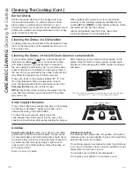 Предварительный просмотр 26 страницы GEAppliances Self-Cleaning Gas Duel Fuel Range Owner'S Manual