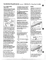 Preview for 4 page of GEAppliances TFX22P Use And Care Manual