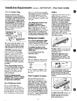 Preview for 4 page of GEAppliances TFX24RL Use And Care Manual