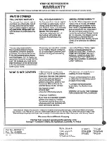 Preview for 20 page of GEAppliances TFX24RL Use And Care Manual