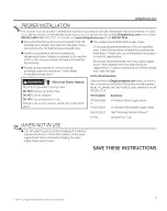 Preview for 3 page of GEAppliances WSLP1500 Owner'S Manual & Installation Instructions