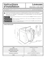 Preview for 38 page of GEAppliances WSLP1500 Owner'S Manual & Installation Instructions