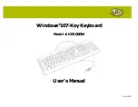 Preview for 1 page of Gear Head KB1000W User Manual