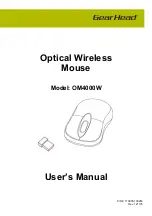 Gear Head OM4000W User Manual preview