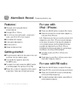 Preview for 6 page of Gear4 AlarmDock Reveal User Manual