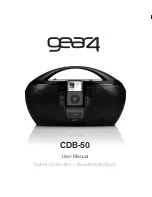 Gear4 CDB-50 User Manual preview