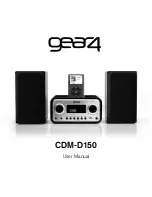 Preview for 1 page of Gear4 CDM-D150 User Manual
