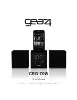 Gear4 CRG-70W User Manual preview