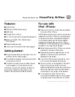 Preview for 6 page of Gear4 HouseParty AirWave PG527UK User Manual