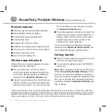 Предварительный просмотр 5 страницы Gear4 HouseParty Portable PG532 User Manual