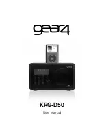 Предварительный просмотр 1 страницы Gear4 KRG-D50 User Manual