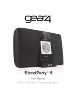 Предварительный просмотр 1 страницы Gear4 StreetParty 5 User Manual