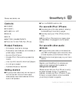 Предварительный просмотр 6 страницы Gear4 StreetParty 5 User Manual