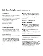 Preview for 6 page of Gear4 StreetParty User Manual