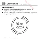 Предварительный просмотр 6 страницы Gear4 UnityRemote User Manual