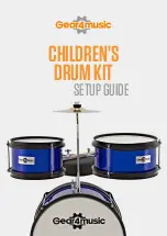 Preview for 1 page of Gear4music CHILDREN’S DRUM KIT Setup Manual