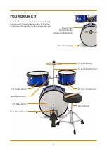 Preview for 4 page of Gear4music CHILDREN’S DRUM KIT Setup Manual