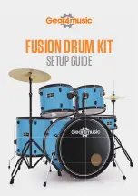 Preview for 1 page of Gear4music FUSION DRUM KIT Setup Manual