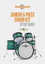 Gear4music JUNIOR 5 PIECE DRUM KIT Setup Manual preview