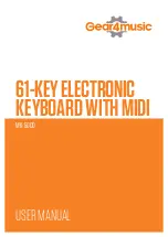 Gear4music MK-5000 User Manual preview