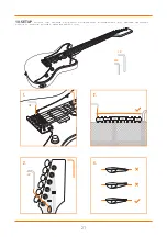 Предварительный просмотр 21 страницы Gear4music OFFSET DIY ELECTRIC GUITAR KIT Manual