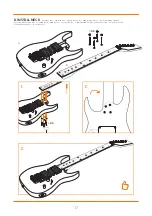 Предварительный просмотр 17 страницы Gear4music SUPER-CUTAWAY DIY ELECTRIC GUITAR KIT Manual