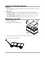 Preview for 3 page of Gearboss TranSport Cart Operating Instructions Manual