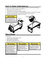 Preview for 6 page of Gearboss TranSport Cart Operating Instructions Manual