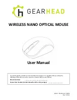 Gearhead MP2000 User Manual preview