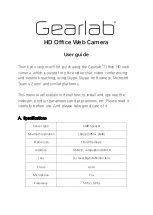 Gearlab G4550 User Manual preview