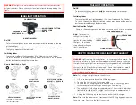 Предварительный просмотр 2 страницы GearLight S300 Operation Manual